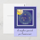Botsch 21 mars fin 20 avrigl Postkarte Briefkaart (Voorkant / Achterkant)