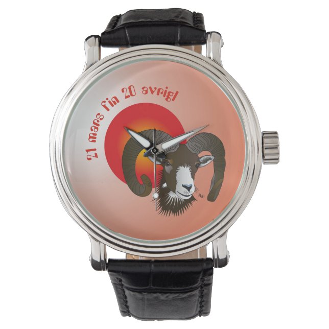 Botsch 21 mars fin 20 avrigl Uhr Horloge (Voorkant)