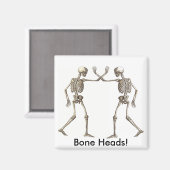 Botschotten Skeletten Koelmachine Magnet (Voorkant / Achterkant)