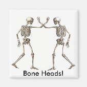 Botschotten Skeletten Koelmachine Magnet (Voorkant)