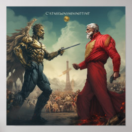 Botsing der ideologieën: Kapitalisme vs. communism Poster