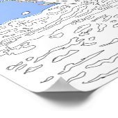 Botsing, illustratie Splash Poster (Hoek)