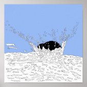 Botsing, illustratie Splash Poster (Voorkant)