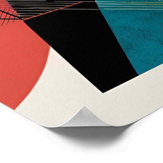 botsing met dynamische geometrie poster (Hoek)