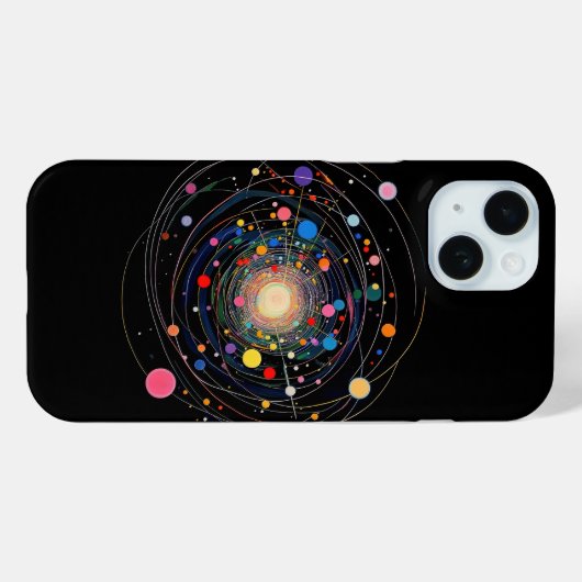 Botsing van deeltjes Case-Mate iPhone case (Achterkant (horizontaal))