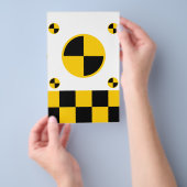 Botsings Test Markeringen Flyer (Hand)