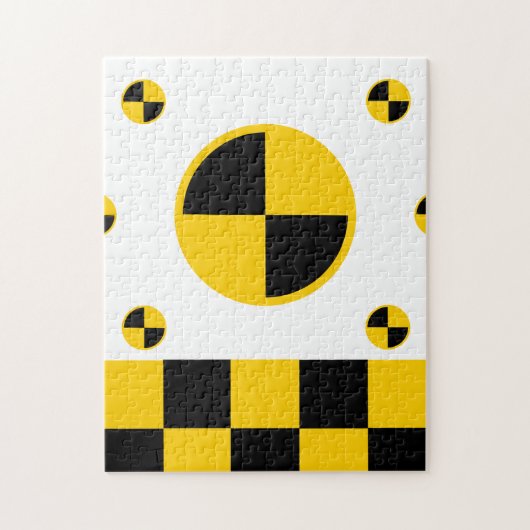 Botsings Test Markeringen Legpuzzel (Verticaal)