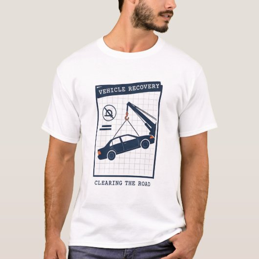 Botsingseenheid Modern Schild Embleem T-shirt (Voorkant)