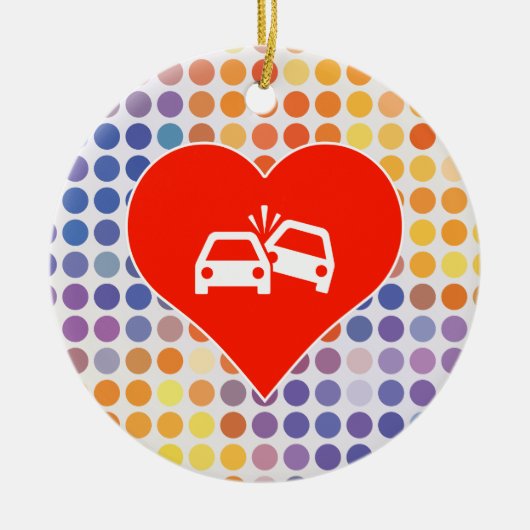 Botsingsventilator Keramisch Ornament (Voorkant)