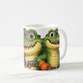 Botskaak Alligator Koffiemok (Voorkant rechts)