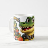 Botskaak Alligator Koffiemok (Voorkant links)