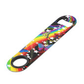 Botsopening voor flesopening voor flessenboeg met speed flessenopener (Voorkant Gekanteld)