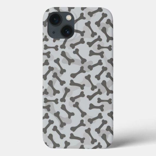 Botstructuurpatroon grijswaarden Case-Mate iPhone case (Achterkant)