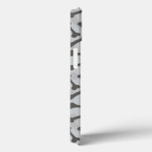 Botstructuurpatroon grijswaarden Case-Mate iPhone case (Achterkant / Rechts)