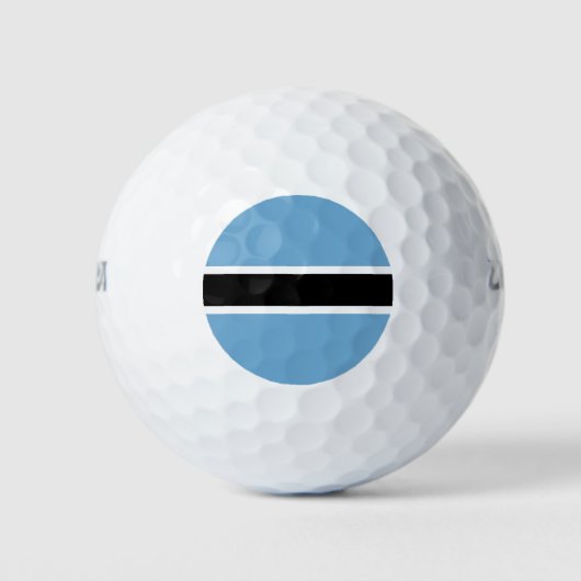 Botswaanse vlag (Botswana) Golfballen (Voorkant)