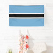 Botswaanse vlag (Botswana) Spandoek (Insitu)