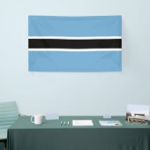 Botswaanse vlag (Botswana) Spandoek (Beurs)