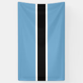 Botswaanse vlag (Botswana) Spandoek (Verticaal)