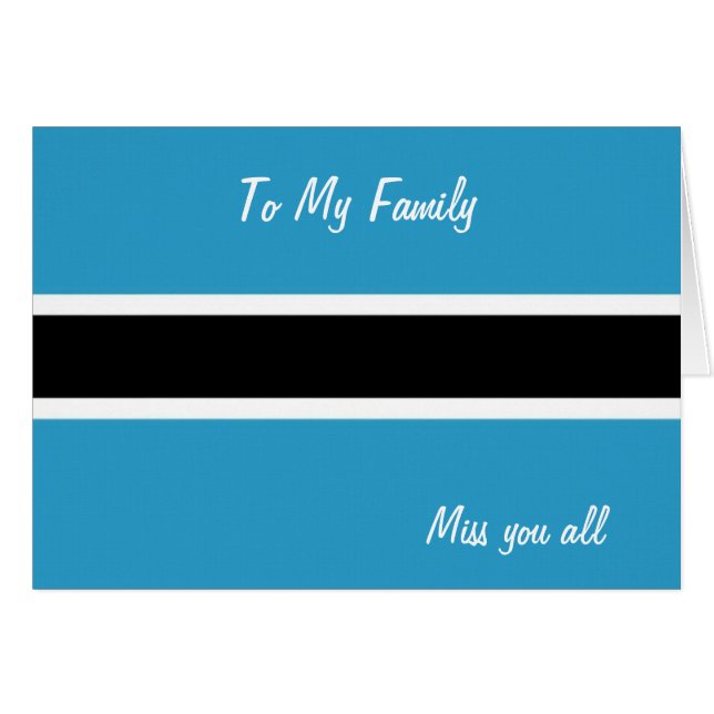 Botswana (Voorkant Horizontaal)