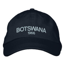 Botswana 1966 Geborduurd Pet