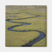 Botswana, Afrika. Arial uitzicht Okavango Magneet (Voorkant)