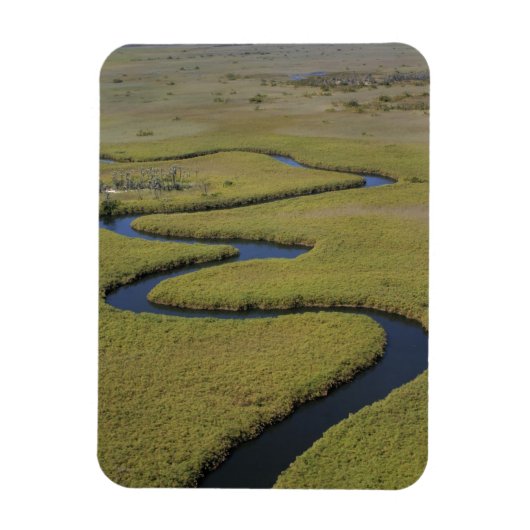 Botswana, Afrika. Luchtbeeld Okavangorivier. Magneet (Verticaal)