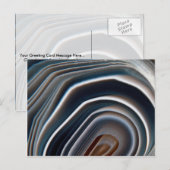 Botswana agate briefkaart (Voorkant / Achterkant)