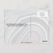 Botswana agate briefkaart (Achterkant)