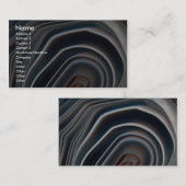 Botswana agate visitekaartje (Voorkant / Achterkant)