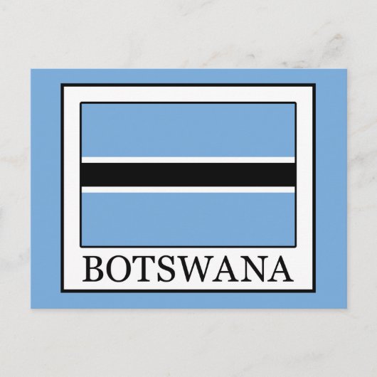 Botswana Briefkaart (Voorkant)