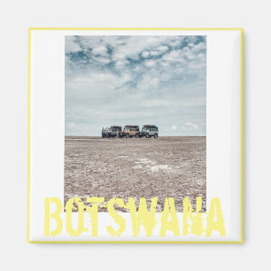 Botswana Cars Travel Desert Magnet
