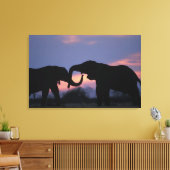 Botswana, Chobe National Park, Elephants Canvas Afdruk (Insitu (Woonkamer))