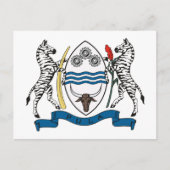 Botswana Coat of Arms Briefkaart (Voorkant)