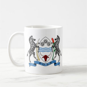 Botswana Coat of Arms Coffee Mok