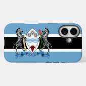 Botswana Coat of Arms/Flag Hoesje-Mate iPhone Case (Achterkant (horizontaal))