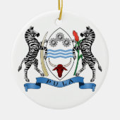 Botswana Coat of Arms Ornament (Voorkant)
