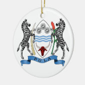 Botswana Coat of Arms Ornament (Links)