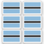 Botswana Collectie verpakking van 6 Sticker (Voorkant)