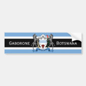 botswana emblem bumpersticker (Voorkant)