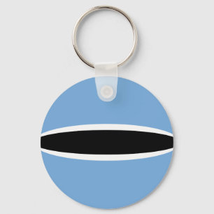 Botswana Fisheye Flag Sleutelhanger