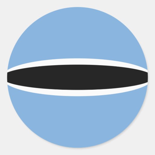 Botswana Fisheye Sticker (Voorkant)