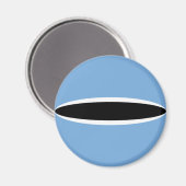 Botswana Fisheye Vlagmagneet Magneet (Voorkant / Achterkant)