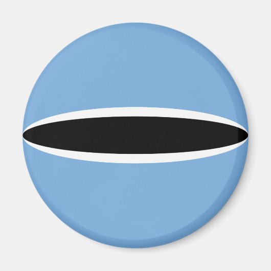 Botswana Fisheye Vlagmagneet Magneet (Voorkant)