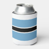 Botswana Flag Blikjeskoeler (Blikje Voorkant)