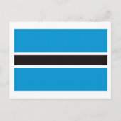 Botswana Flag Briefkaart (Voorkant)