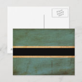 Botswana Flag Briefkaart (Voorkant / Achterkant)