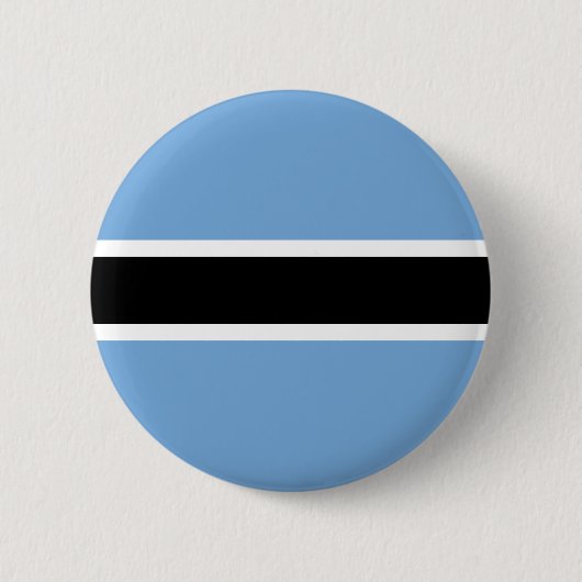 Botswana Flag Button (Voorkant)