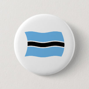 Botswana Flag Button