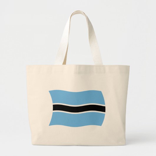 Botswana Flag Canvas tas (Voorkant)