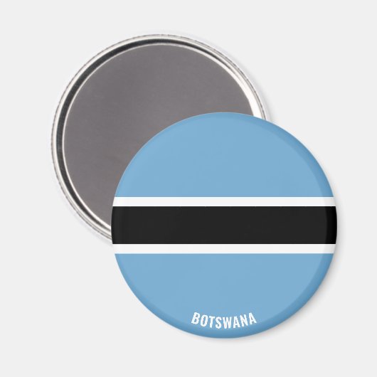 Botswana Flag Charming Patriotic Magneet (Voorkant / Achterkant)